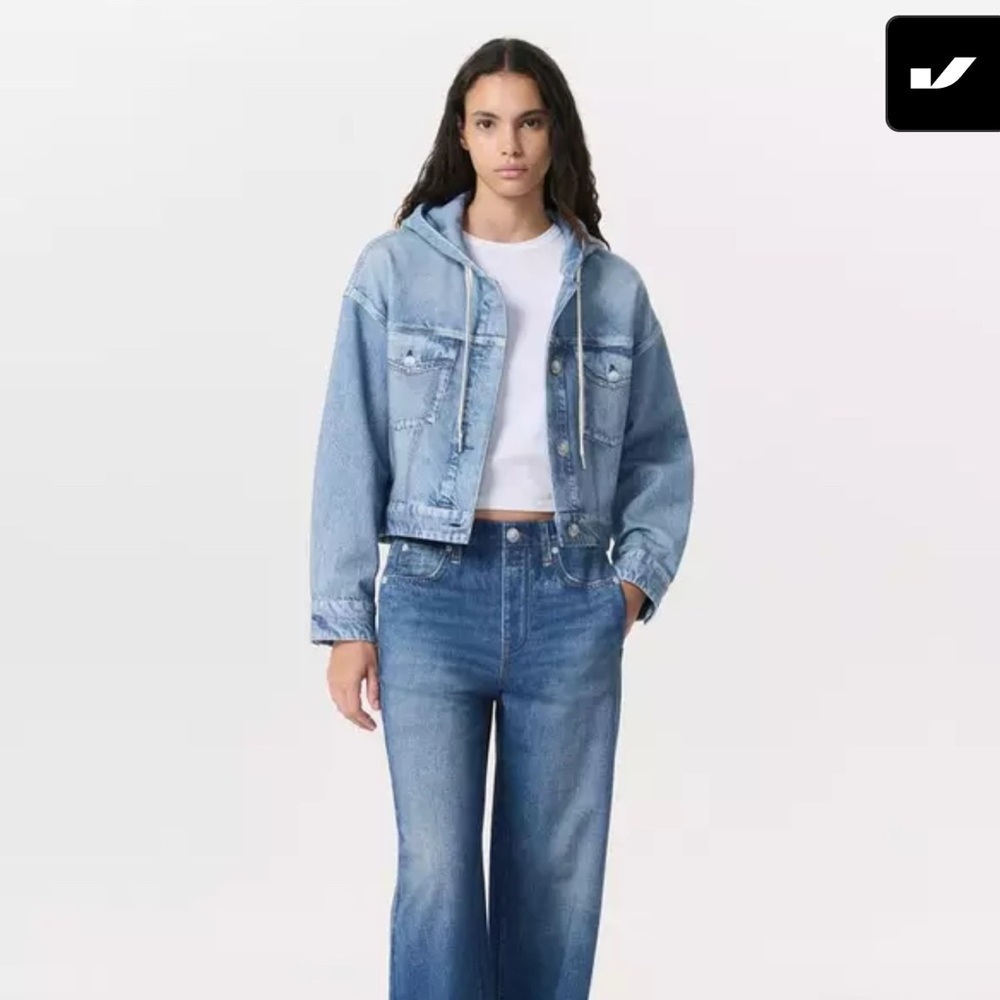 NEW WITH TAGS Rag & Bone Blue Wide Leg Flare Jeans
